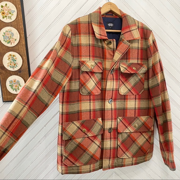 Jack Spade Wool Plaid Jacket - Picture 4 of 13